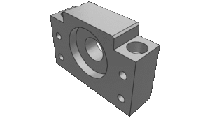 BF Series FLOATED SIDE (SIMPLE) BALLSCREW END SUPPORT