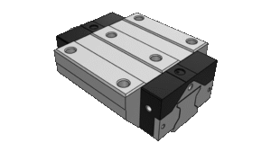 FLANGED HRR SERIES ULTRA HEAVY LOAD HIGH SPEED ROLLER LINEAR GUIDES